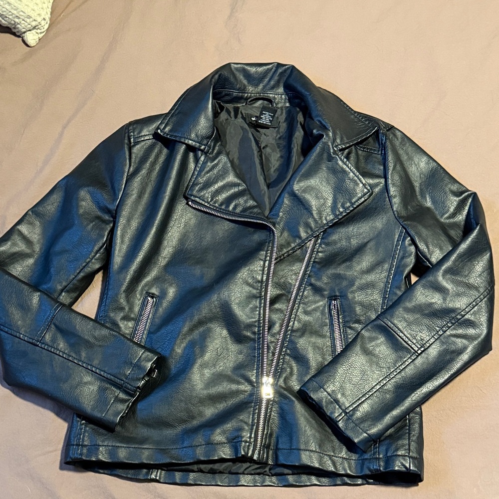 Black Pleather Jacket